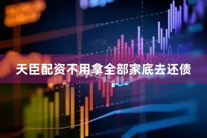 天臣配资不用拿全部家底去还债